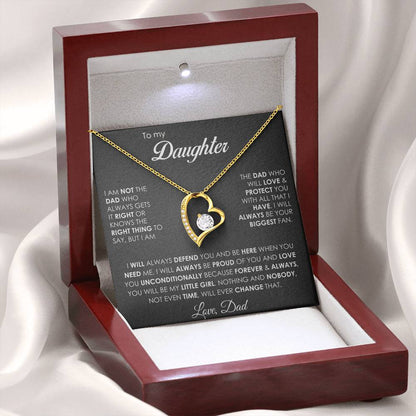 "Always My Little Girl" Forever Love Necklace in Luxury LED Box