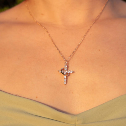 Cross Crown Necklace