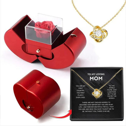 Eternal Rose Jewelry Box With Necklace | To My Love